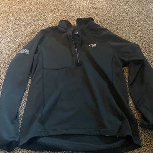 a quarter zip pullover, good condition